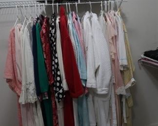 Night gowns and lingerie