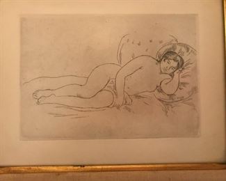 Renoir etching