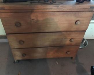 Custom made pine chest