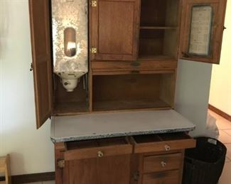 Very Complete Hoosier cabinet