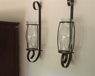 Extra Large Wrought Iron Sconces - DUH