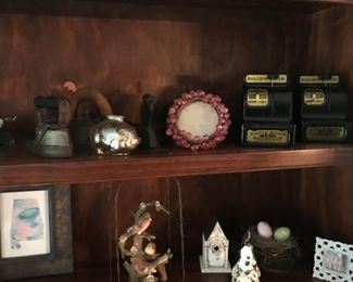 Three (3) antique banks (2 shown here)