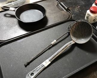 Griddles for the stove. We are having Pancakes this morning!