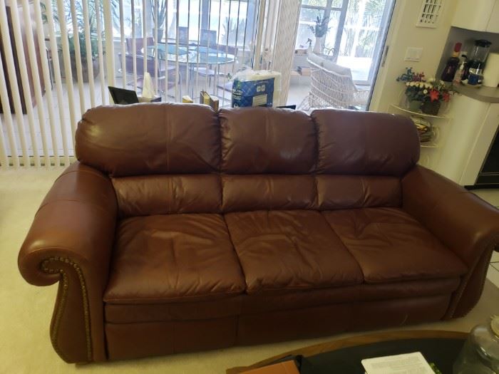 LEATHER SOFA