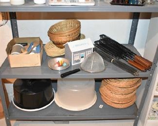 Wicker plates Cake Plats Strainer, Prongs