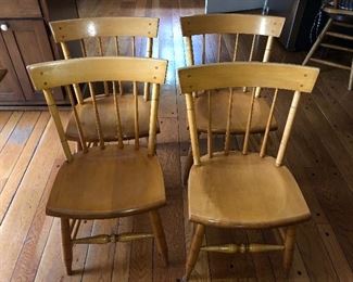 Willett Harvest Maple side chairs
