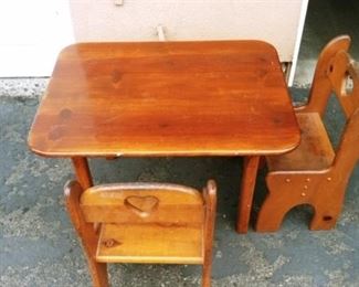 Childs Table & Chairs