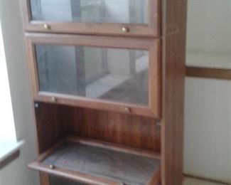 Barrister Book Case. Solid Walnut