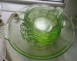 Uranium glass