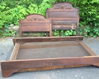 Antique Bed Frame https://ctbids.com/#!/description/share/182469