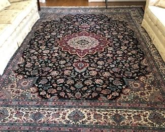 Oriental Wool and Silk area rug