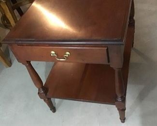 Solid Cherry Wood End Table https://ctbids.com/#!/description/share/182188