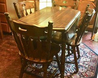 Drop Leaf Kitchen Table  Chairs