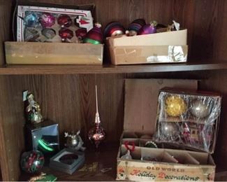 Vtg Christmas Ornaments
