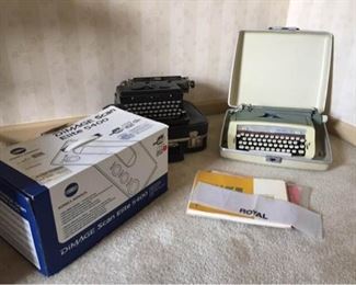 Vtg Typewriters  Konica Minolta Scanner