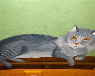 FOLK ART CAT