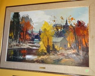 MID CENTURY PAINTING