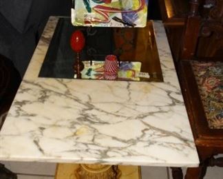 MARBLE TOP TABLE