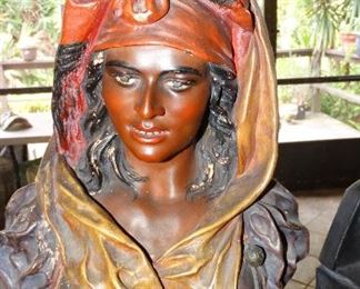PLASTER MOORISH BUST