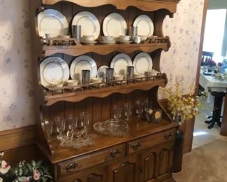 China hutch & Old Ivory dishes