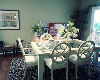 Drexel dining table and chairs