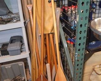 Ores and paddles, all wood - $15-120