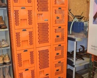 Industrial storage locker, metal, heavy - $150