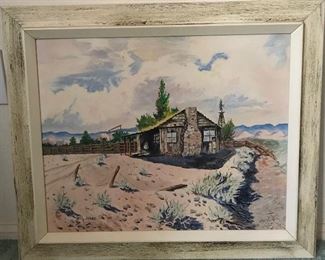 Lela Wilson - Ranch scene