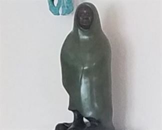 Bronze Sculpture by Anderson, Signed "Andy" About 19" tall x 11" wide.