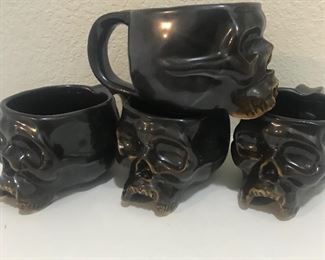 Skull mugs