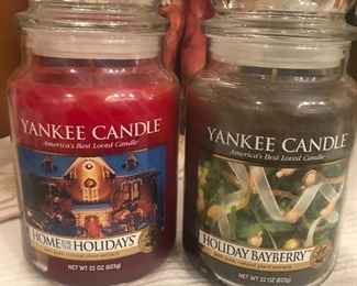 Yankee Candles and Holders
