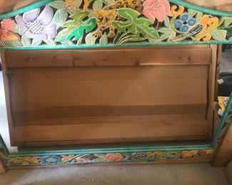 Large Tropical themed mirror