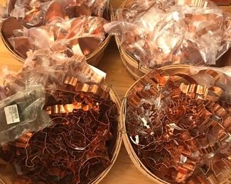 Copper cookie cutters 
Martha Stewart & Williams Sonoma