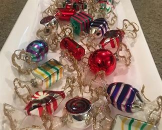 Glass Candy Ornaments