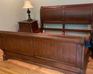#3		king size sled bed Vineyard Furniture 	 $650.00 
