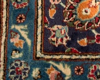 #2		Machine rug  blue and red 10x12	 $300.00 

