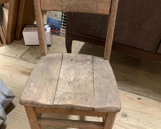 #65		Antique Kids Chair	 $10.00 
