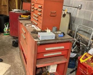 #73		Kennedy 4 pc. Rolling Tool Cabinet 56x20.5x57	 $500.00 
