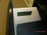 Black bedroom set from Krispins Contemporaries.