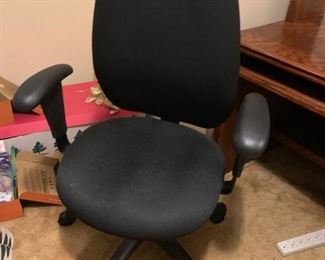 #14 black office chair - works $30.00