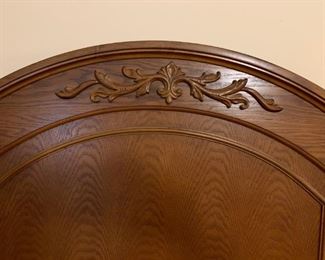 #20 Oak King Headbord/footboard w/rails $300.00