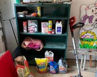 #44 metal 3 shelf garage storage 36x13x49 $30.00