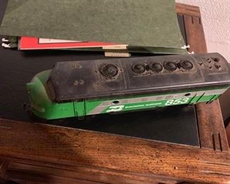 #59 O scale Atlas Burlington Northern 853 Locomotive $100.00