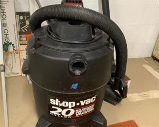 #63 20 gallon Wet/dry shop vac 4.5 HP $60.00