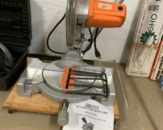 #64 Chicago 10" compound Miter saw $60.00