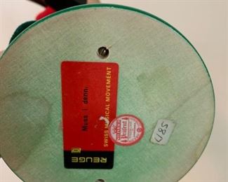 #71 Reuge Smoking Man with flute and mouse swiss box $60.00