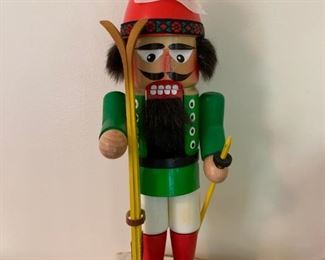 #72 ski nut cracker $60.00