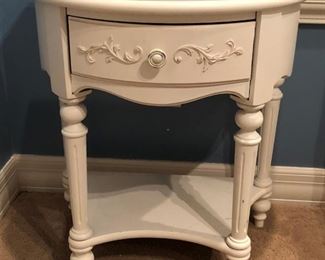 Girls Bedroom Suite: Canopy Bed, Nightstand, Armoire