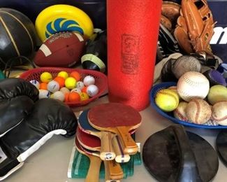 Boxing Gloves, Ping Pong Paddles, ...