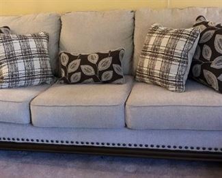 Ashley Sofa, Loveseat and Ottoman, End Table (Still w the Tags on it!)